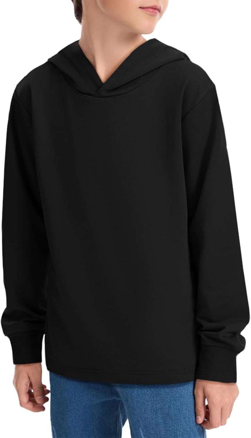 Boys Hoodie Sweatshirt Long Sleeve Loose Lightweight Kids Fashion Pullover 5-14 Years
