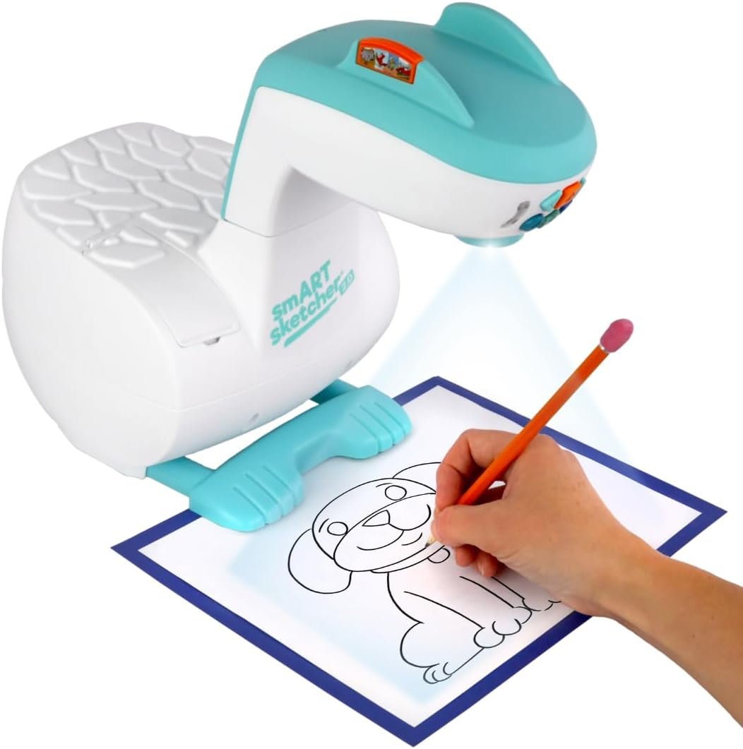 Flycatcher smART Sketcher 2.0 Projector, Step-by-Step Drawing, Kids Ages 5+ | Activities via Cartridges & Free App Turns Photos to Tracings; Educational Arts & Crafts, Learn to Draw Gift for Boys & Girls