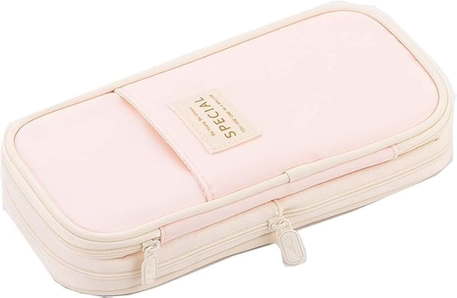 Arnuixty Large Storage Pencil Case Pen Bag with Zipper Big Capacity Pouch Organizer for Office Travel Holder Box