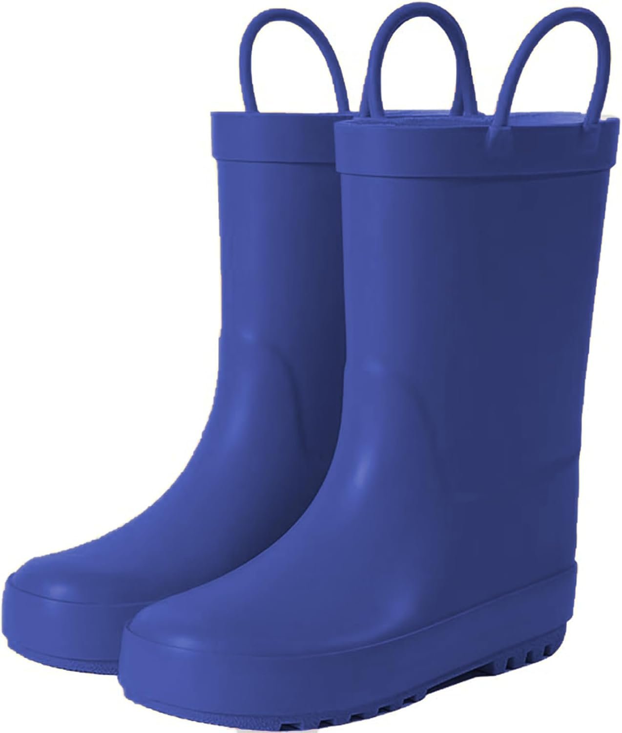 Hbxooxts Kids Rain Boots – Toddler Waterproof Rubber Kids Rain Boots for Girls and Boys with Fun Patterns and Easy-On Handles