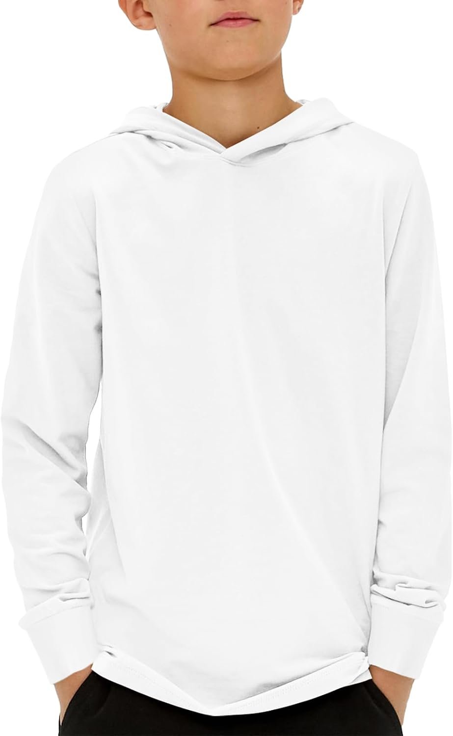 Haloumoning Boys Fashion Hoodies Kids Long Sleeve Hooded Sweatshirts 5-14 Years