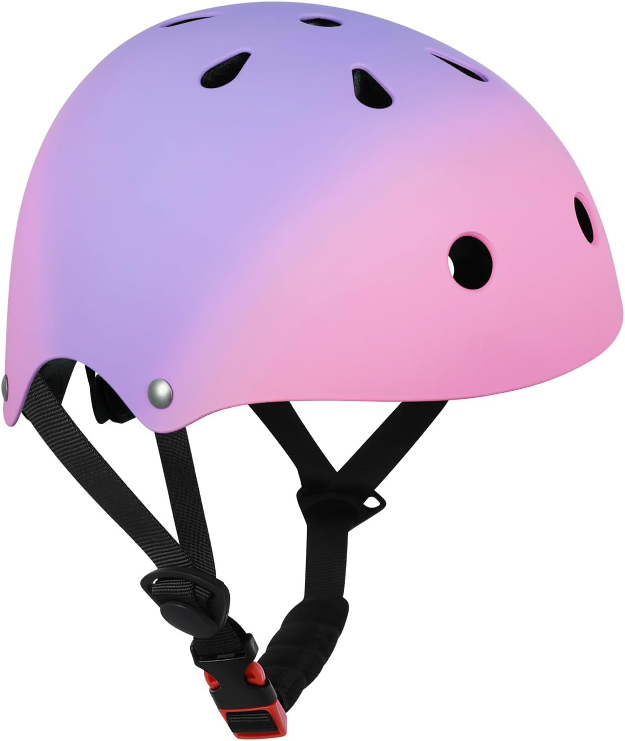 Kids Toddler Bike Helmet for 3-8-14, Color Gradient Helmet,2 Sizes | Adjustable, 11 Cooling Vents, Impact Resistance, Lightweight, Kids Helmet for Cycling, Roller Skate, Scooter, Skateboard