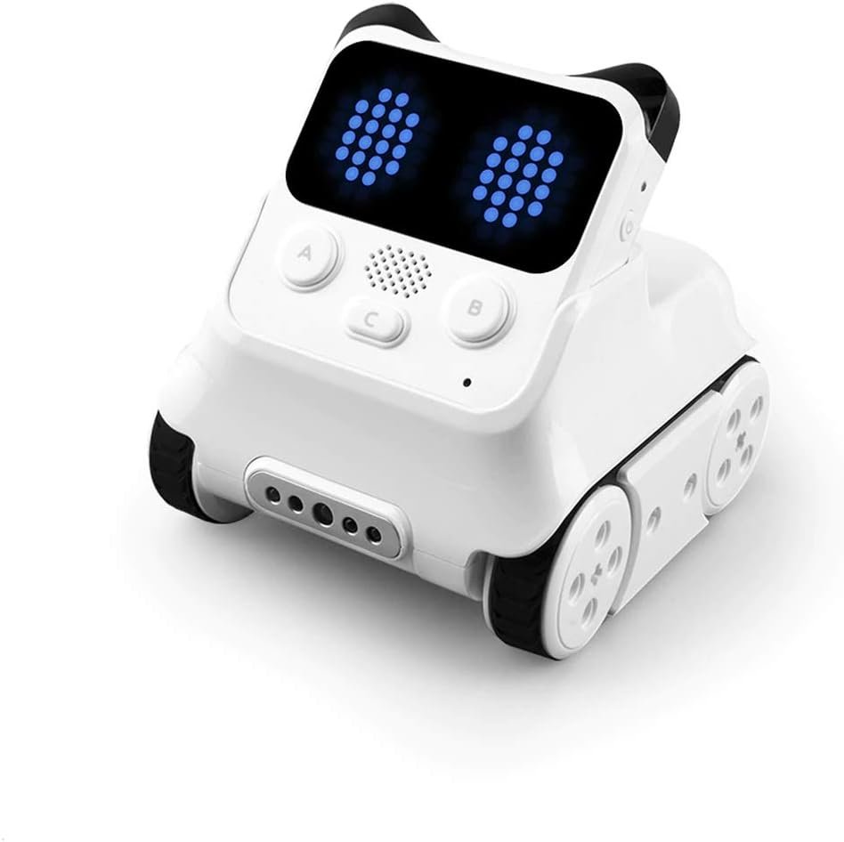 Makeblock Codey Rocky Interactive Emo Robot, Coding for Kids 8-12, STEM Toys Support Scratch Python Programming, Smart Robotics Gift for Kids 6+