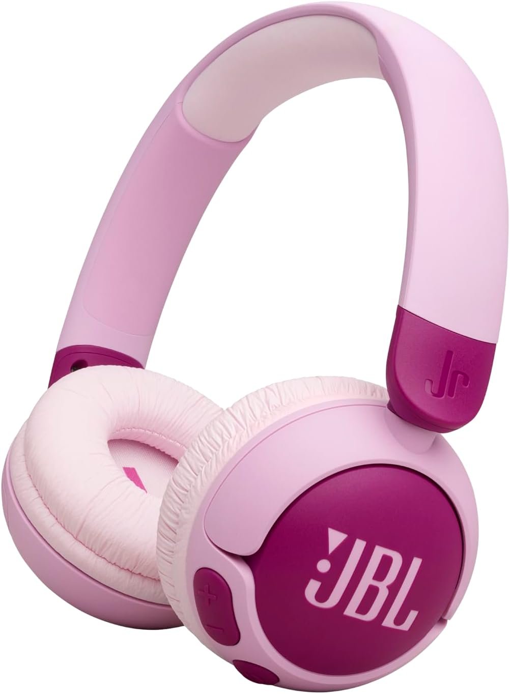 JBL Junior 320BT – On-Ear Kids Headphones – Purple | JBL Safe Sound 85dB, Parental Control with Customizable Volume Playtime, Easy monitoring, Built-in mic, 50-hour battery life