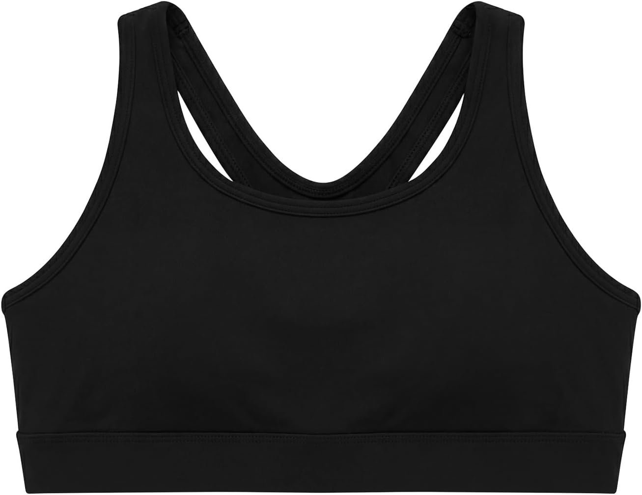 Stelle Girls Racerback Sports Bra Training Bra for Girls 6-15Y | Removable Pads, Light Support, Soft, Breathable, Scoop Neck, Training Bra, Athletic, Dance, Yoga Crop Top for Teens Kids