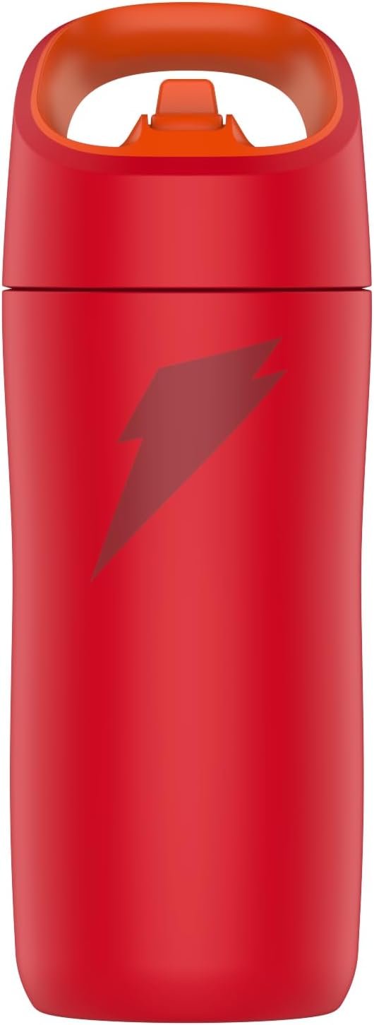 Gatorade Kids’ Rookie Metal Water Bottle, 12oz, Stainless Steel Bottle, Double-Wall Insulation, Vacuum Insulated, Thermo Mug