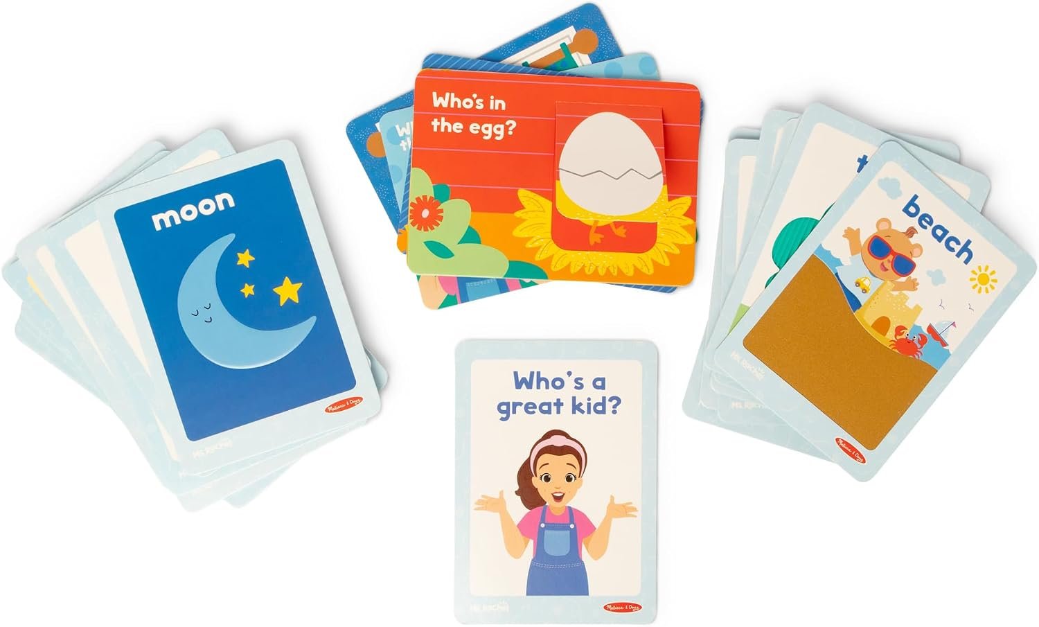 Melissa & Doug Ms. Rachel First Words Textured Sensory Flashcards | 31 Pieces, 30 Double-Sided Sensory Toy Cards, Learning Guide, Montessori Inspired, Toddler Learning Toys for Kids, Ages 1+