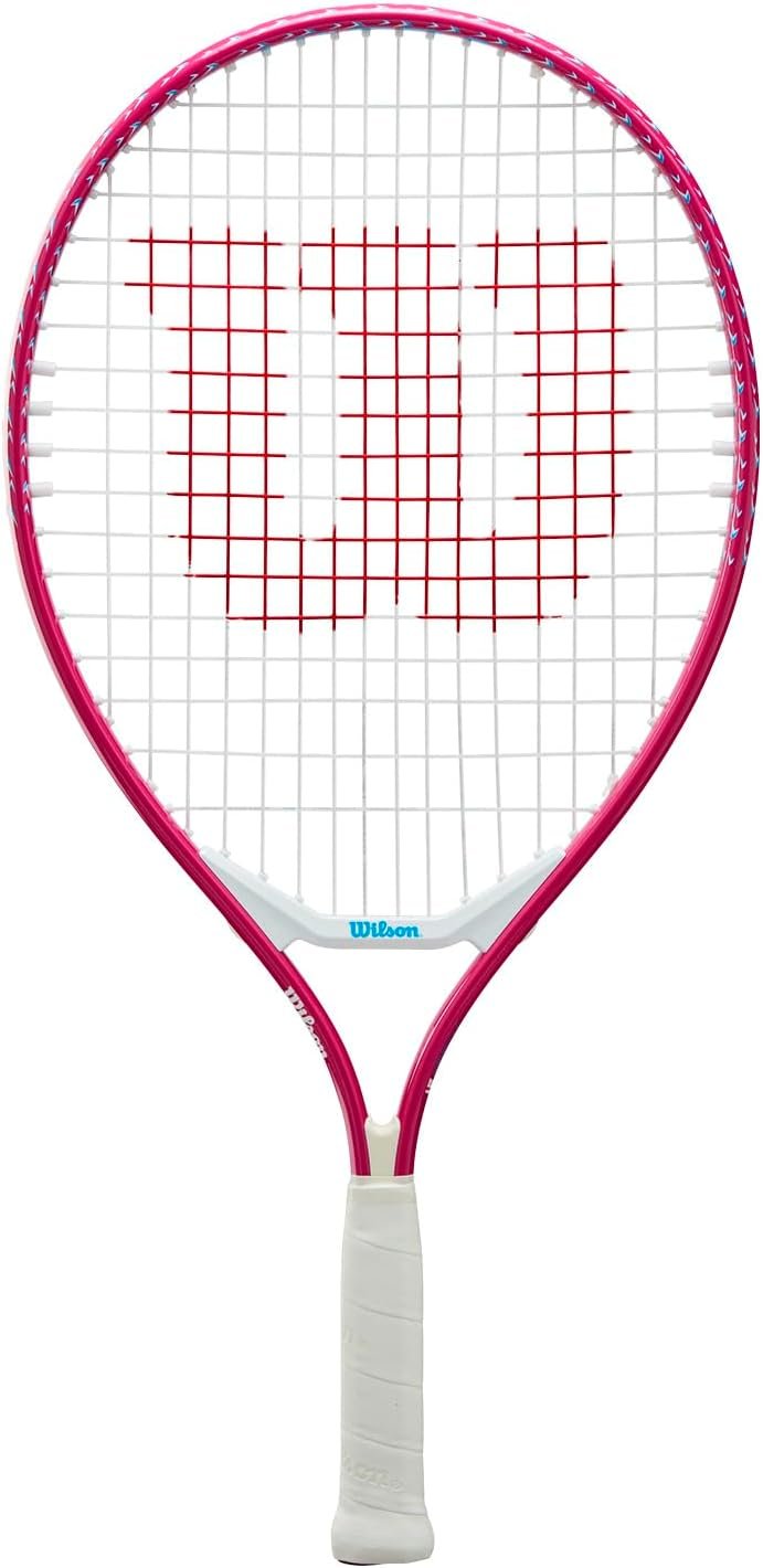 Wilson Ultra Power 21″ Junior Recreational Tennis Racket – Pink/White/Blue
