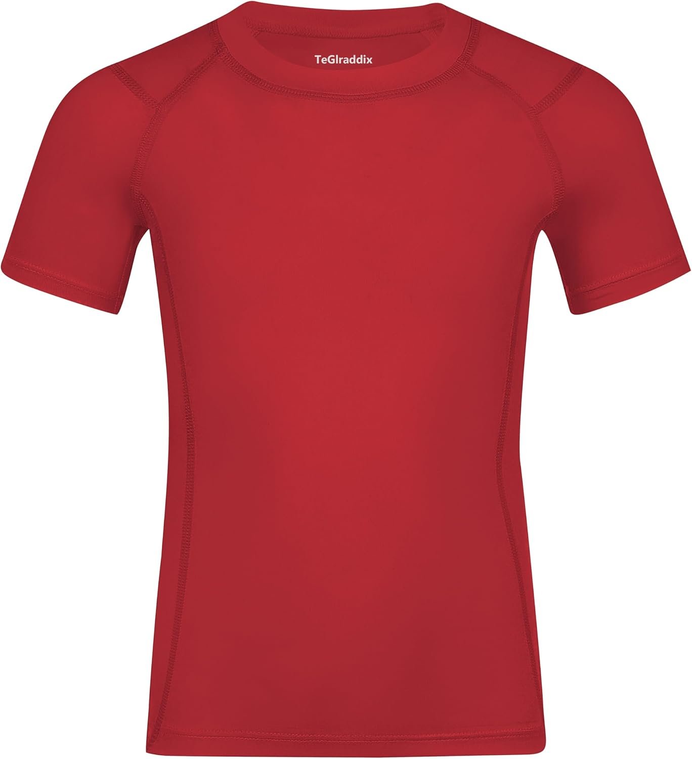 Boy Girls Compression Shirt Short Sleeve Undershirt