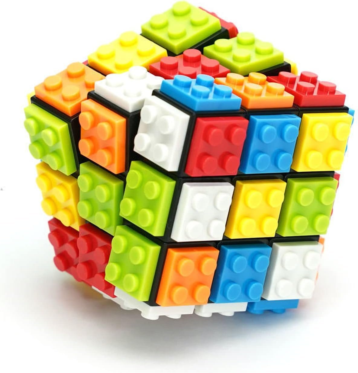 AMAZA 3×3 Speed Cube Stress Relief Fidget Toys Black 3x3x3 Magic Cube Puzzles Toy Sturdy and Smooth Cubes Toy Game Puzzle Toys for Kids and Adults