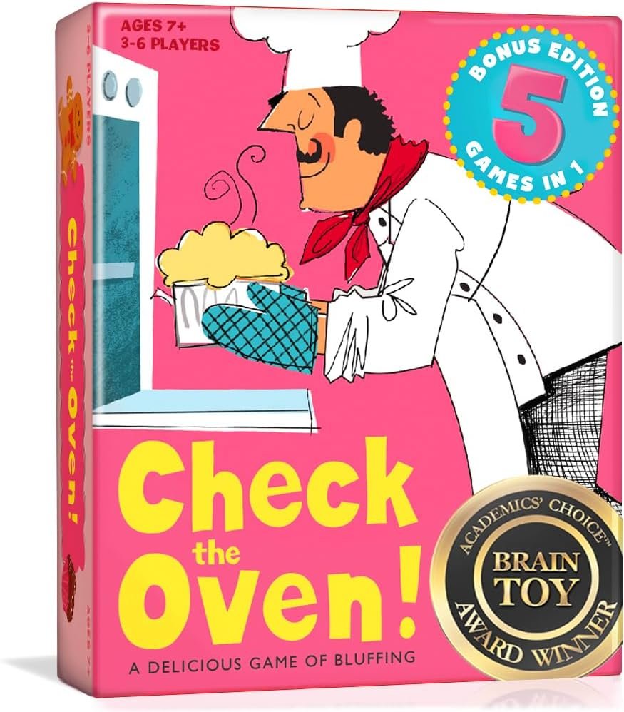 Melon Rind Check The Oven, Math Game for Kids Ages 7+, for Adding to 12 in Various Ways, Educational Fun Card Game to Develop Math Skills with Confidence, for 3-6 Players, Perfect Family Fun