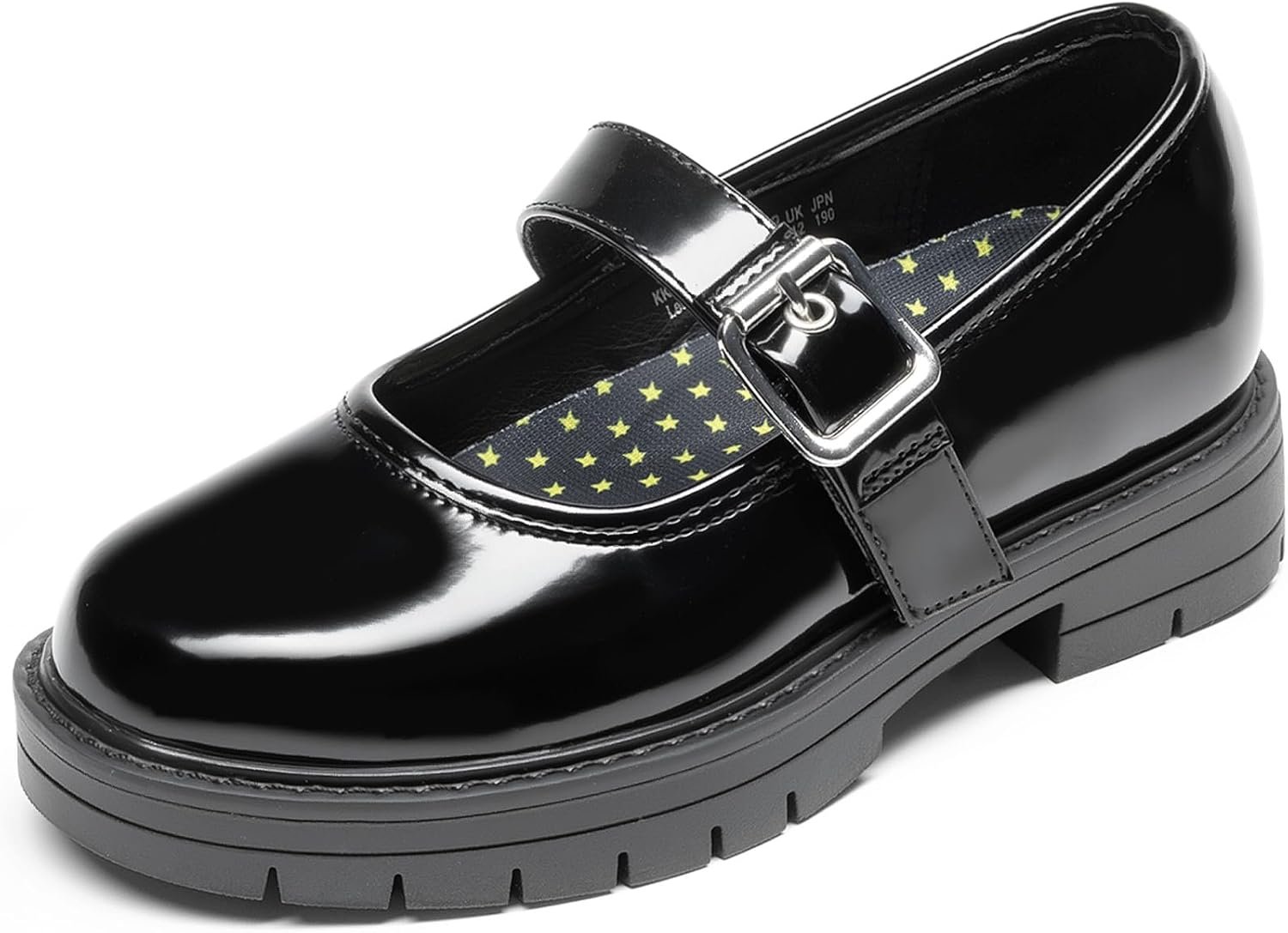 DREAM PAIRS Girls Mary Jane School Uniform Shoes | Platform Hook and Loop with Arch Support Insole Roomy Round Toe Chunky Oxford for Toddler Little Big Kid