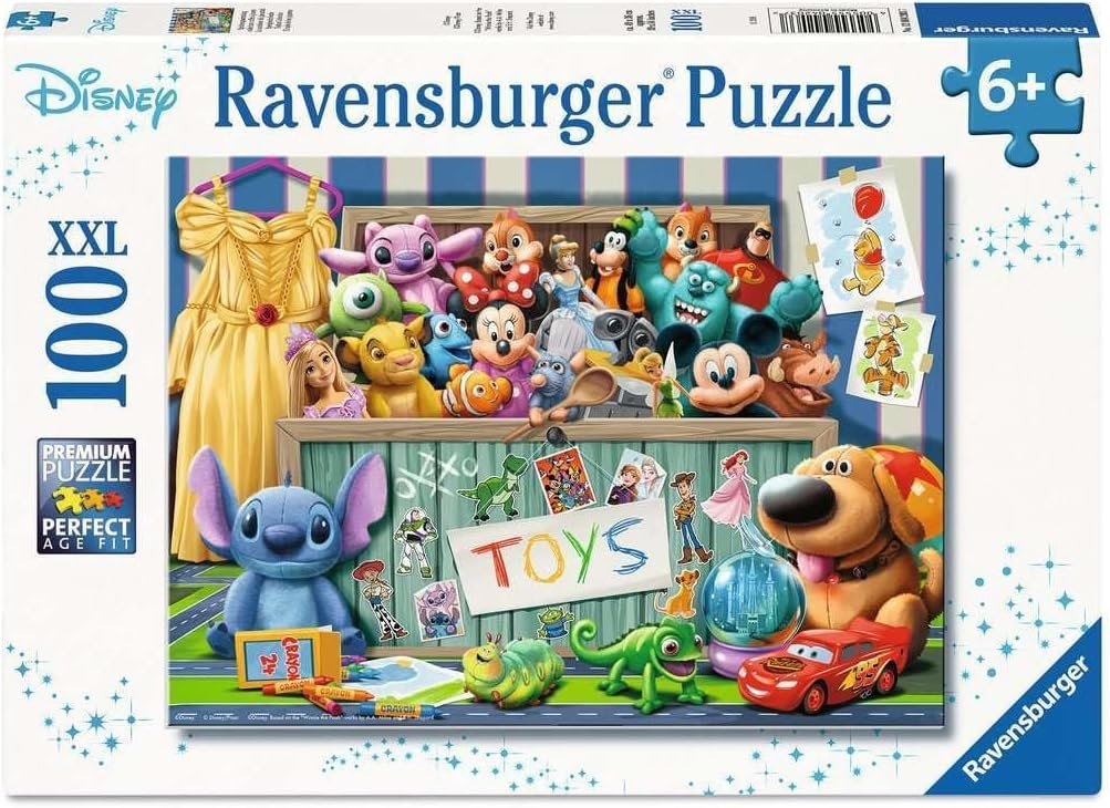 Ravensburger Disney Pixar Multicharacter 100 Piece XXL Puzzle for Kids 6+