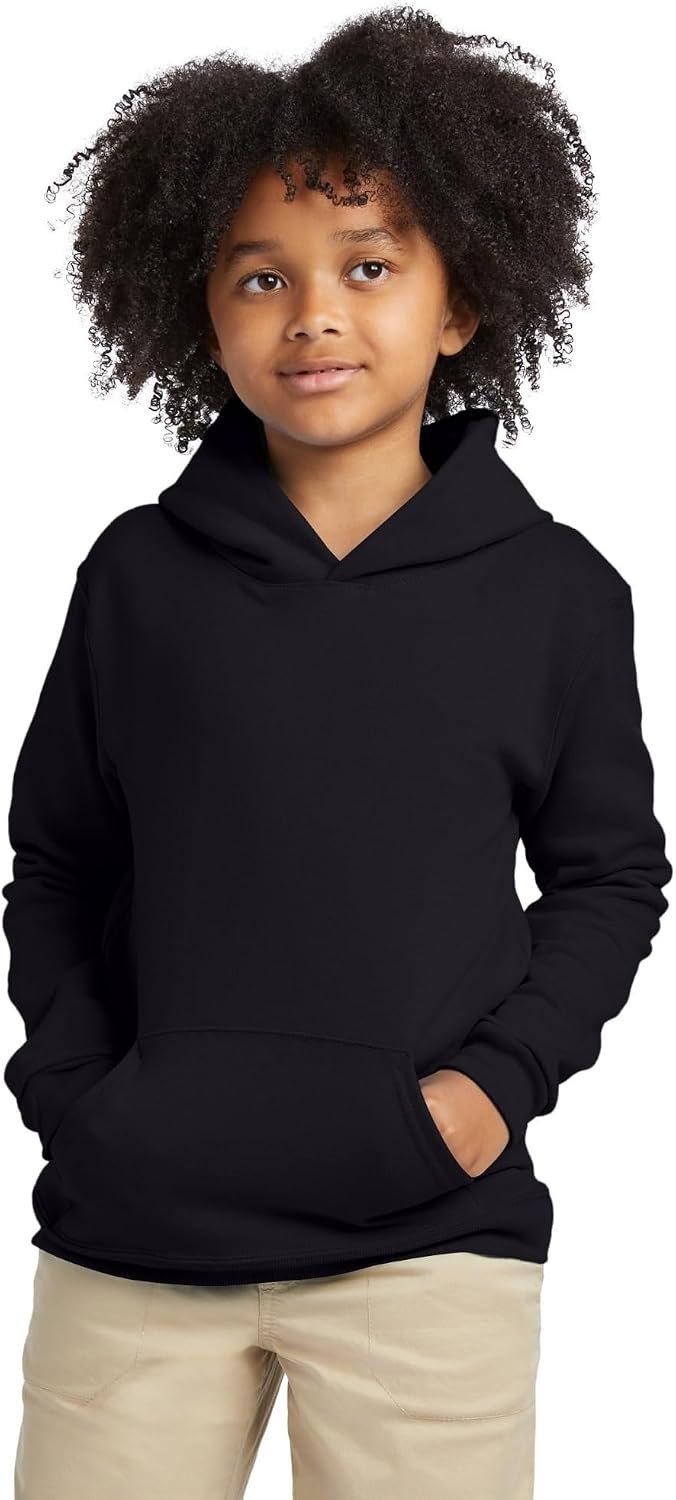 Hanes Boys’ EcoSmart Fleece Hoodie, Hooded Sweatshirt for Boys, Pullover Sweatshirt