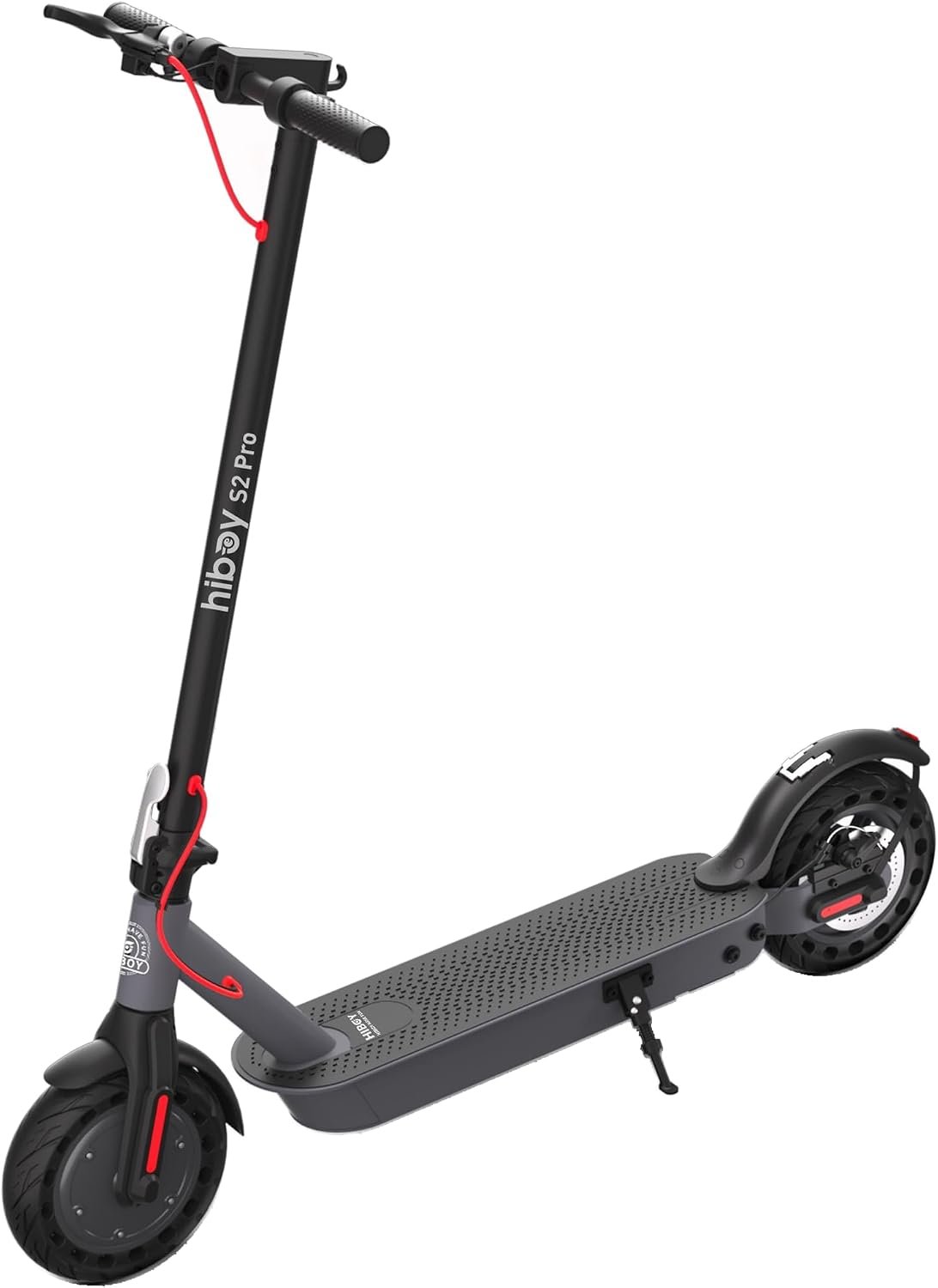 Hiboy S2 Pro Electric Scooter, 500W Motor, 10″ Solid Tires, 25 Miles Range | 19 Mph Folding Commuter Electric Scooter for Adults with Double Braking System and App