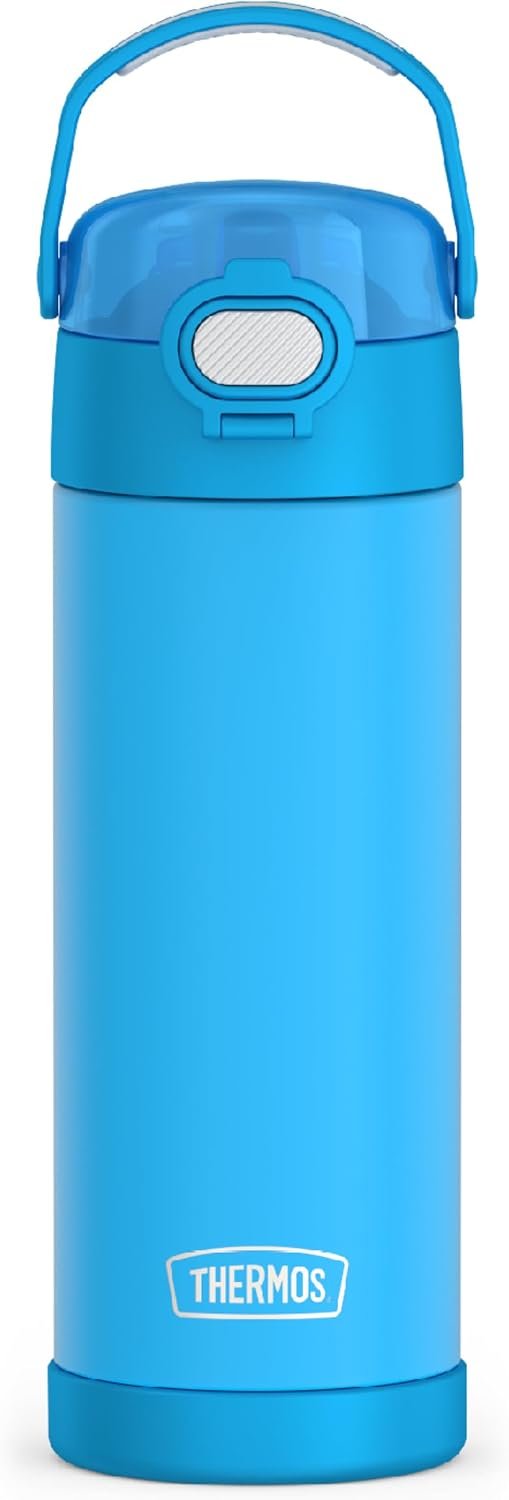 THERMOS FUNTAINER Water Bottle with Spout, 16oz, Electric Blue