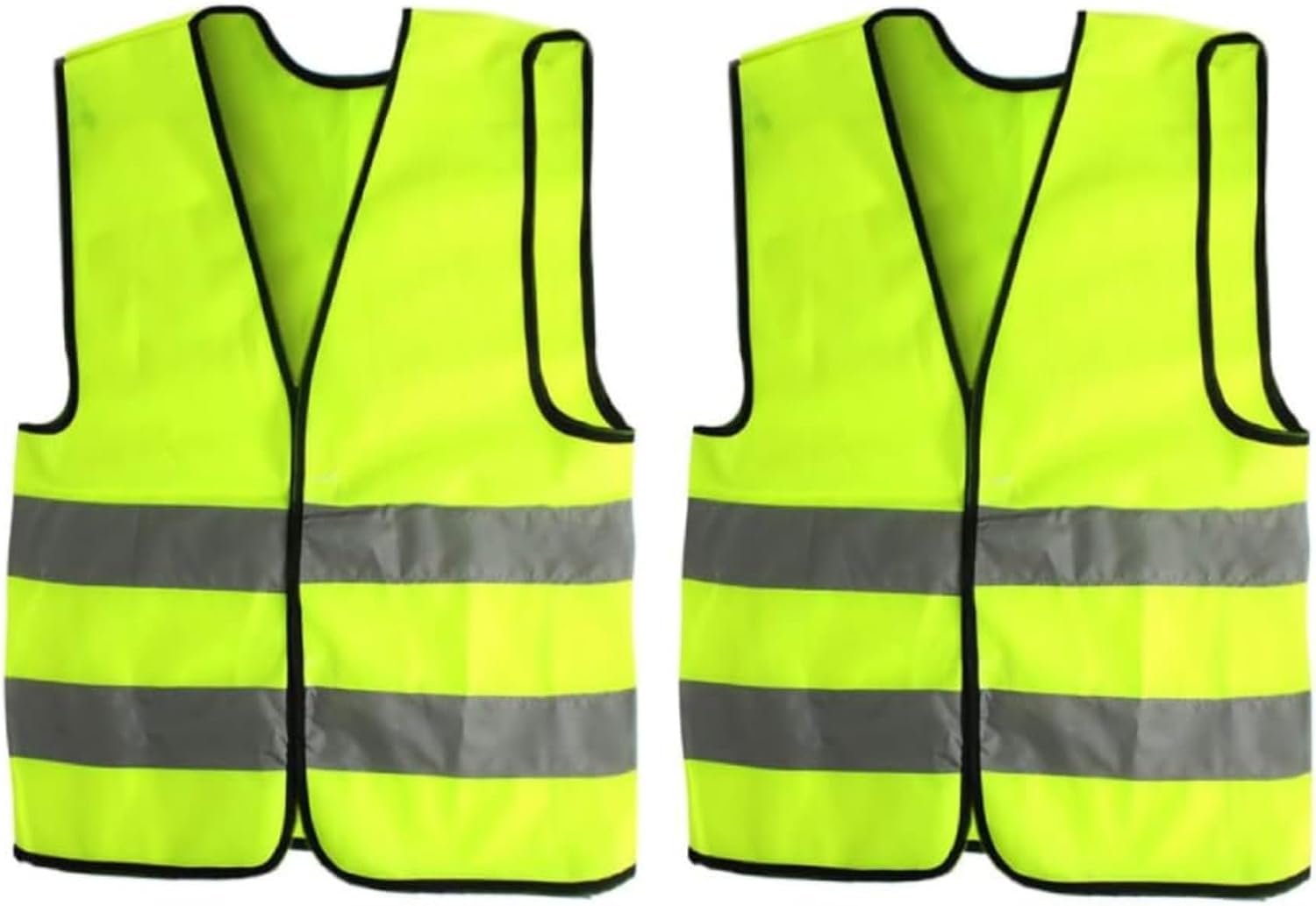Kids High Visibility Reflective Safety Vest, Breathable Lightweight Waistcoat for Boys Girls, Outdoor Walking Cycling School Traffic Safety