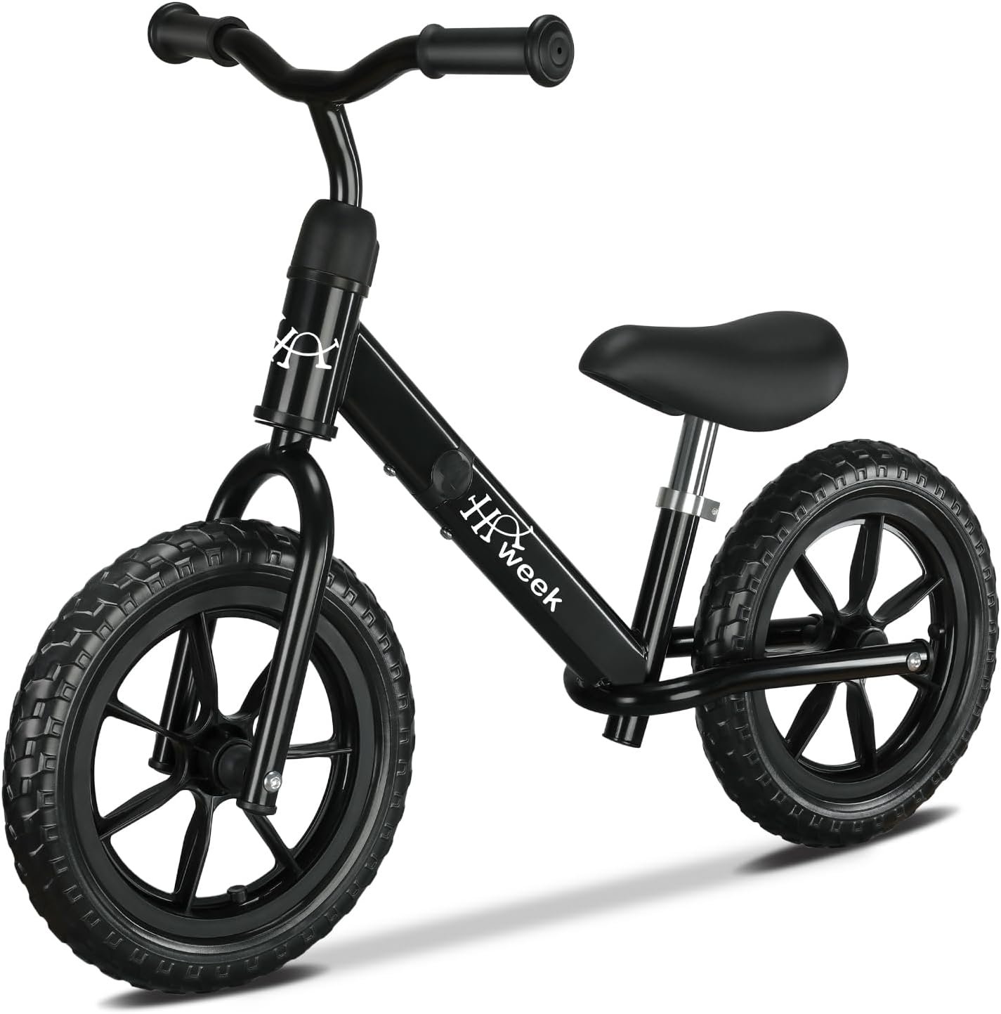 Toddler Balance Bike for 3-5 Year Old,12” No Pedal Balance Bike for Kids 2-4 Year Old Boys Girls,Toddler Training Bike Ride On Bicycle Toys Birthday Gift for 1-3 (Black)