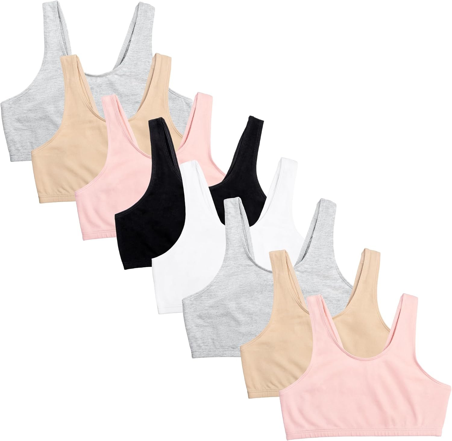 Fruit of the Loom Girl’s Big Girls Training Bra Value Packs