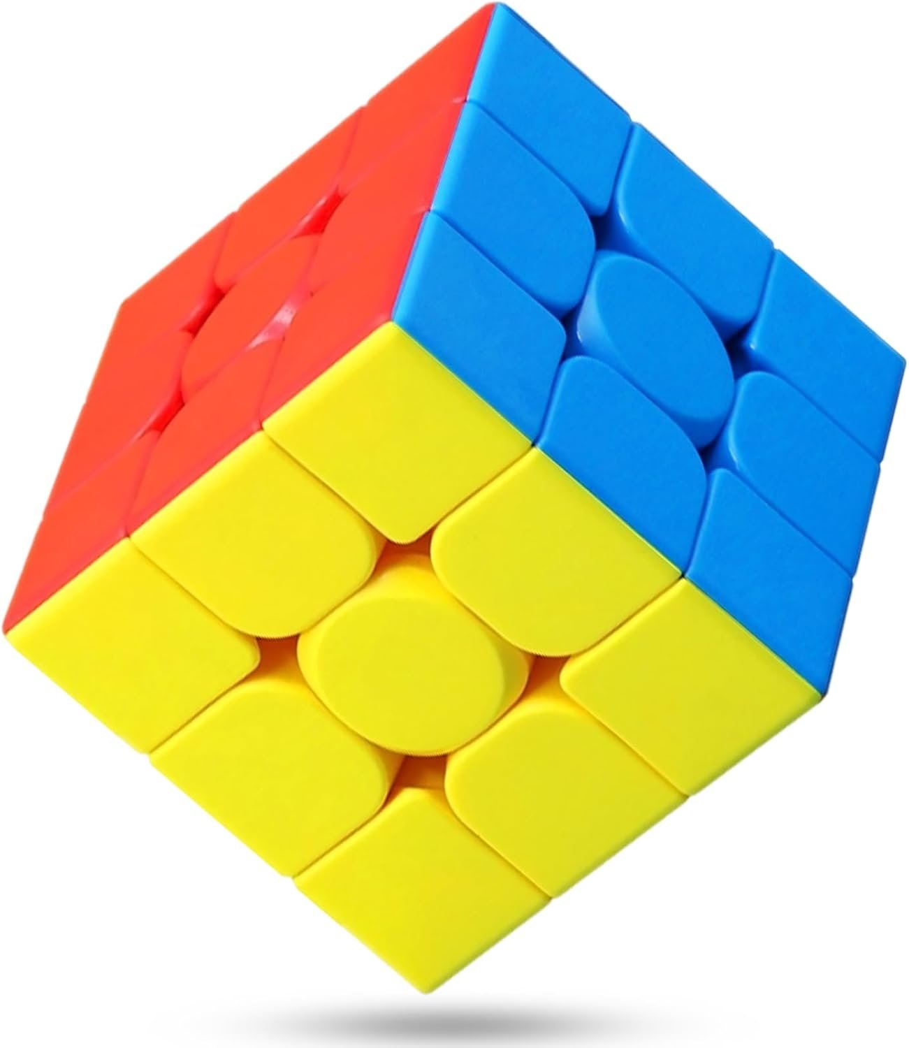 CFMOUR Speed Cube 3x3x3 – Moyu Meilong 3C, Stickerless Magic Cube | Fast Turning, Durable, Brain Teaser, Birthday Party Gift, Vivid Colour, 3D Puzzle, Travel Game, Turns Quicker Than Original
