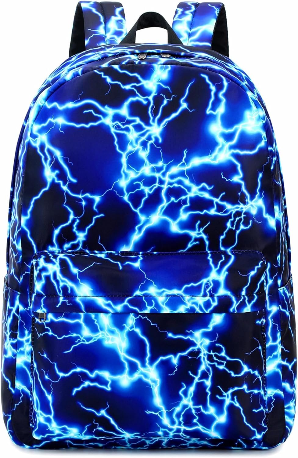 mezhsa Boy School Backpack Elementary Middle Lightning Bookbag Laptop Teenager Waterproof Lightweight 17 Inches (1-Blue)