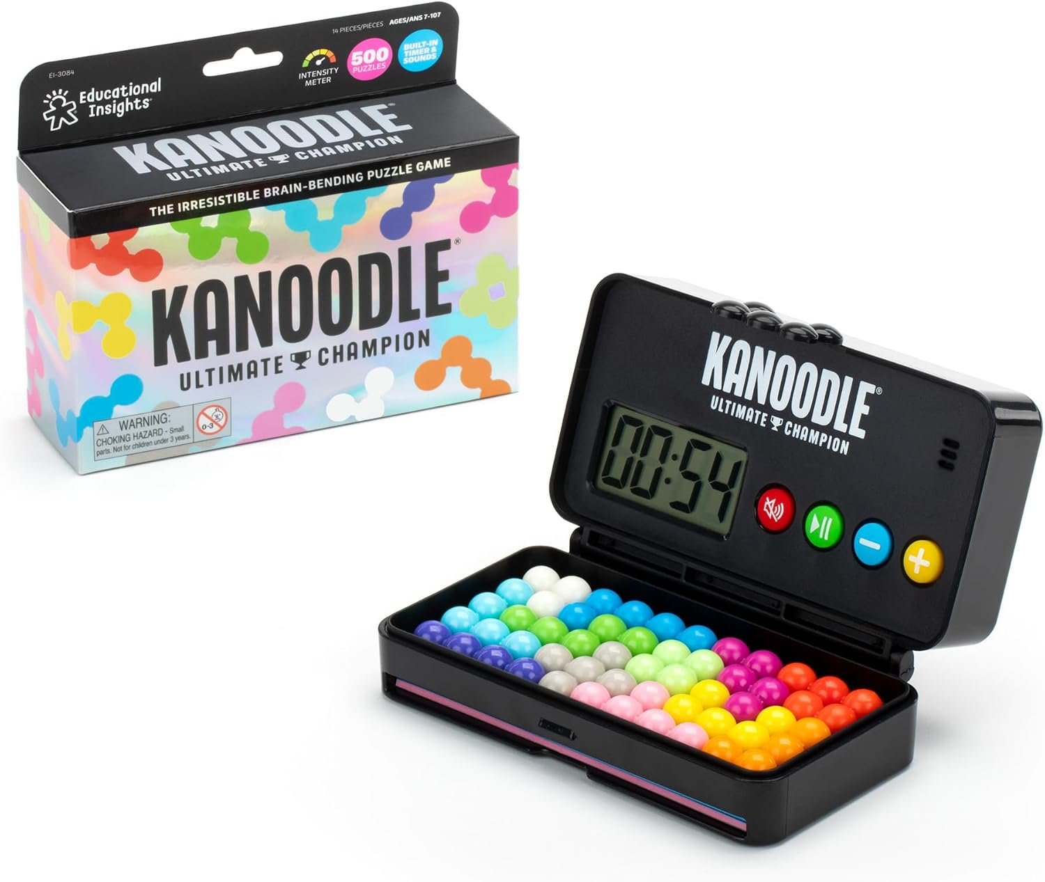 Educational Insights Kanoodle Ultimate Champion – 3D Brain Teaser Puzzles for Kids, Spatial Puzzle Games for Adults, Teens and Kids, Problem Solving Toys and Logic Puzzles, Single Player Games