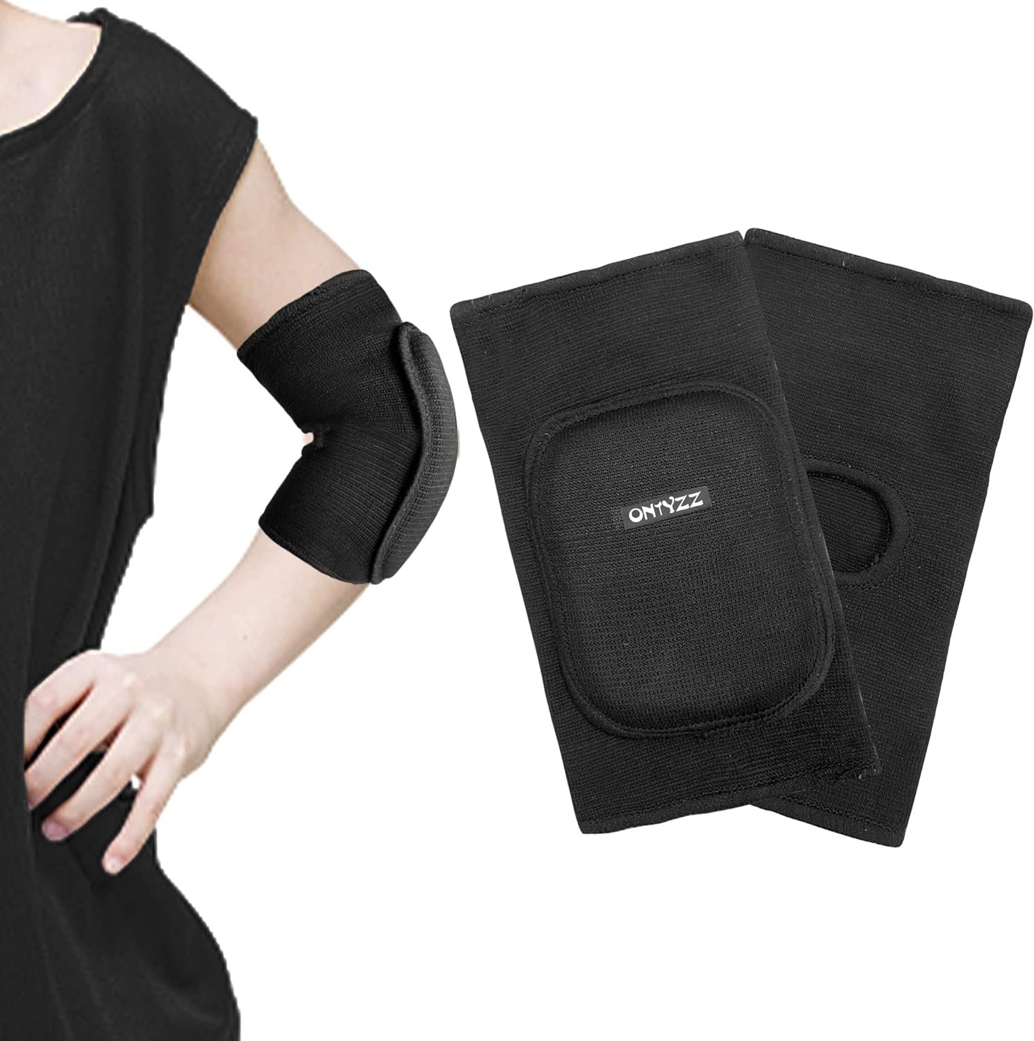Kids Elbow Pads Breathable Arm Stretchy Cotton Elbow Pads Elbow Protector for Skiing, Skating, Volleyball, Cycling Sports Safety Gear