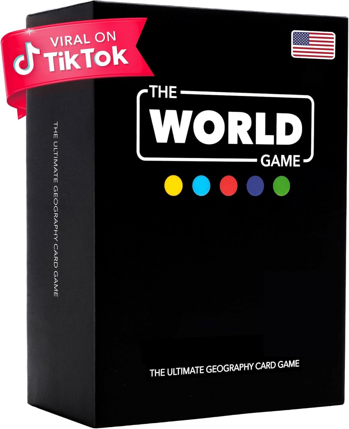 The World Game – Geography Card Game – Educational Games for Kids, Family and Adults – Cool Learning Gift Idea for Teenage Boys & Girls 8-12 with Map