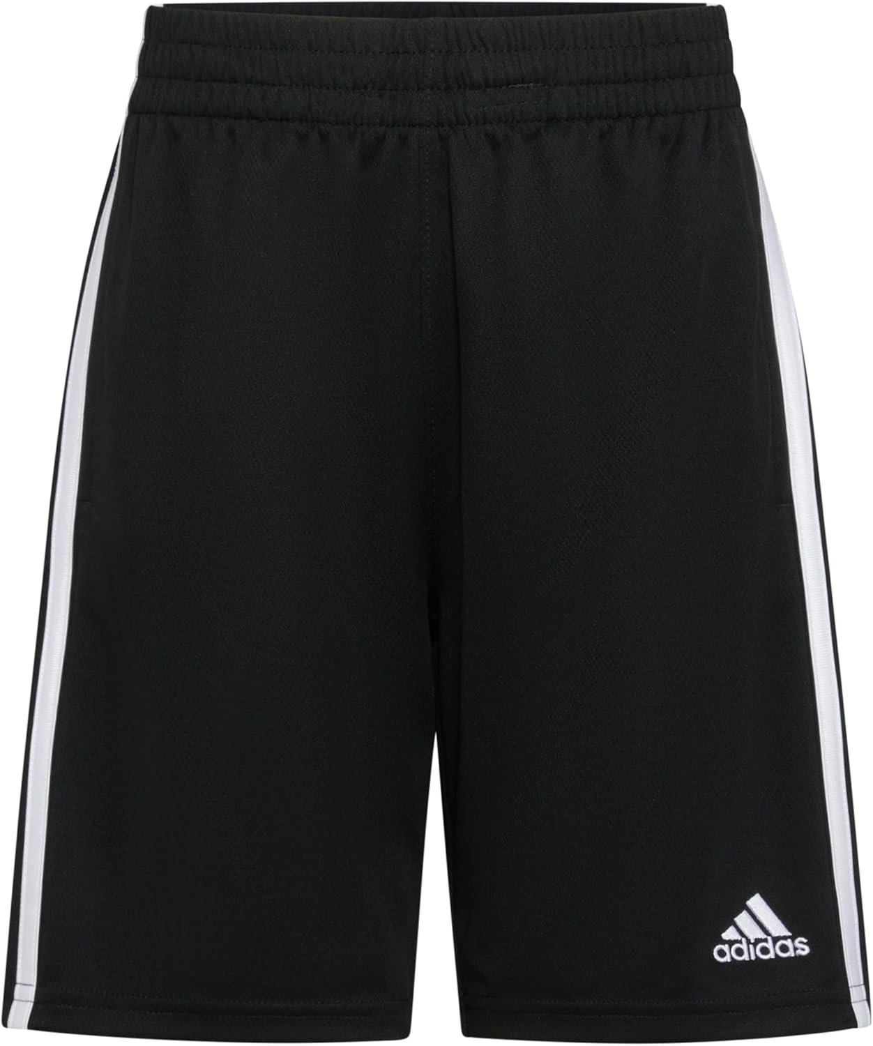 adidas Kids Boys Classic 3-Stripes Shorts Training Casual Bottoms Casual Comfort Technology – Grey
