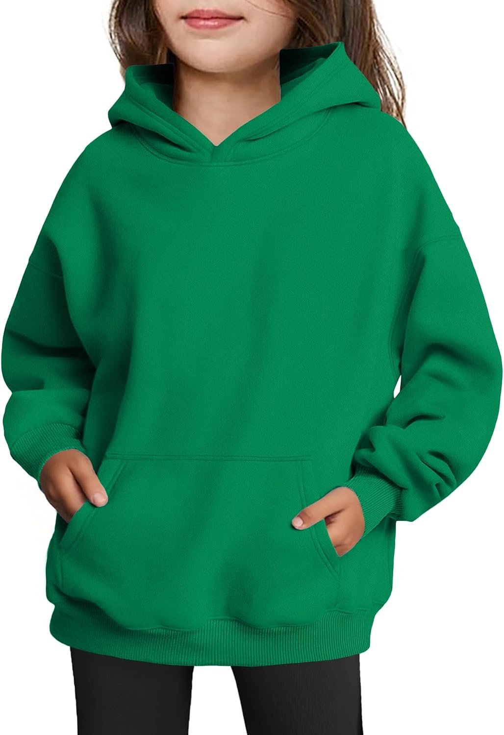 Arshiner Girls Oversized Hoodies Fleece Pullover Sweatshirts Kids Fashion Casual Outfits Fall Winter Clothes