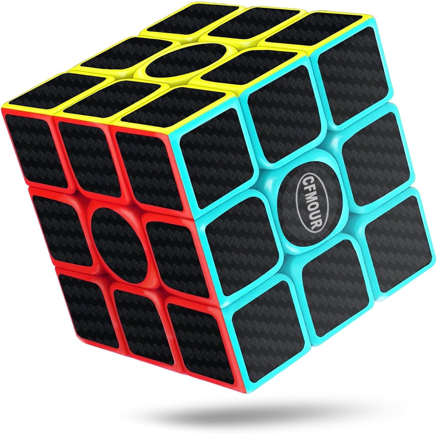 CFMOUR Original Speed Cube 3x3x3, Fast Magic Cube for Kids, Smooth Carbon Fiber Cubes, Puzzle Toys