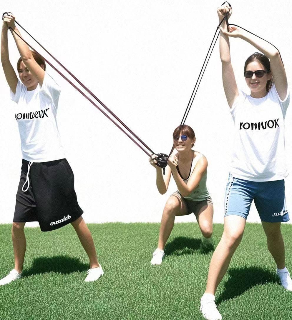 Water Balloon Launcher Slingshot, 500 Yard Long Range Giant 2-3 Person Catapult for T-Shirt, Pumpkin & Potato, Outdoor Backyard Party Game Toys for Adults