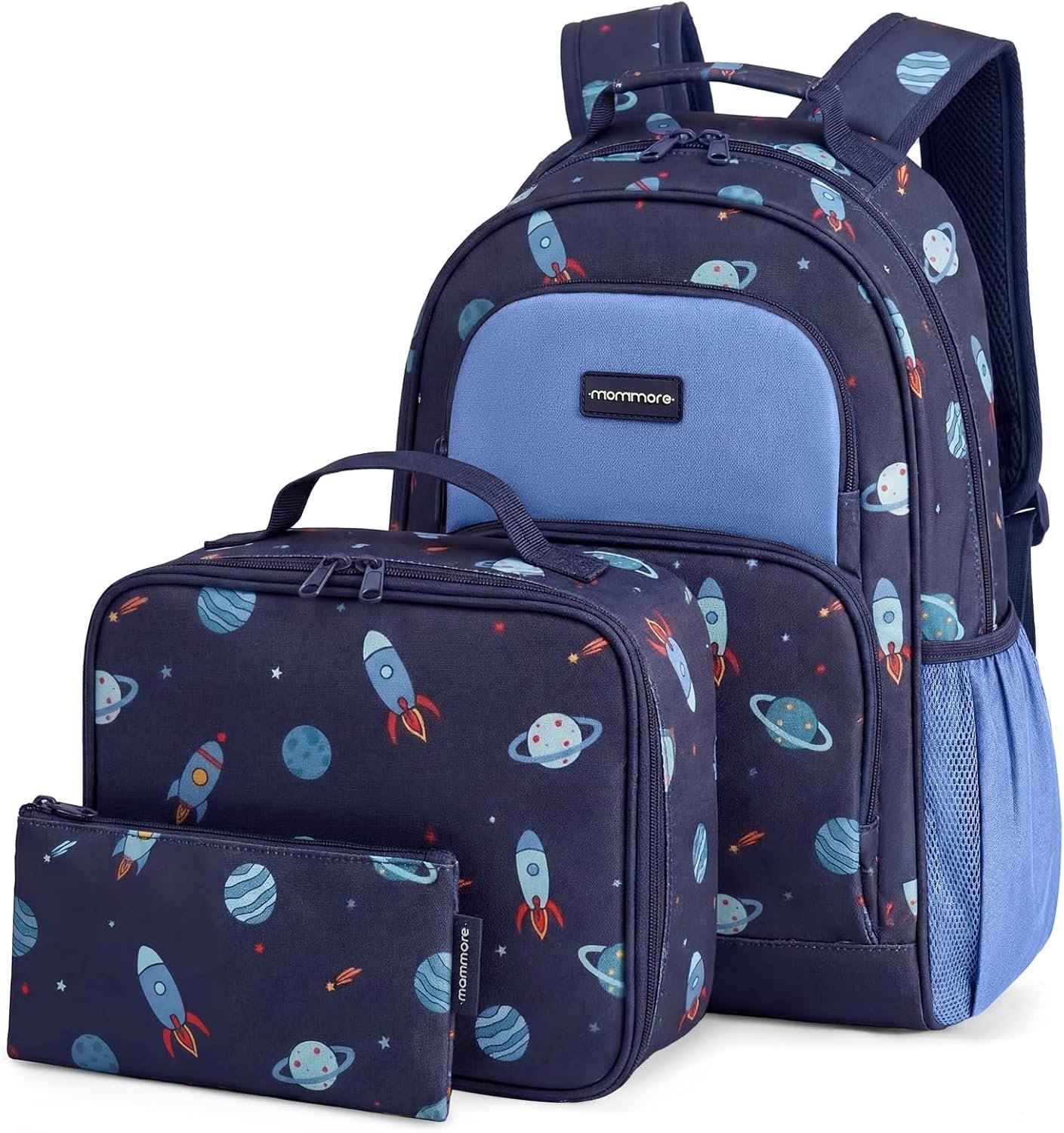 mommore Kids Backpack Set Kindergarten School Bookbag for Boys Girls