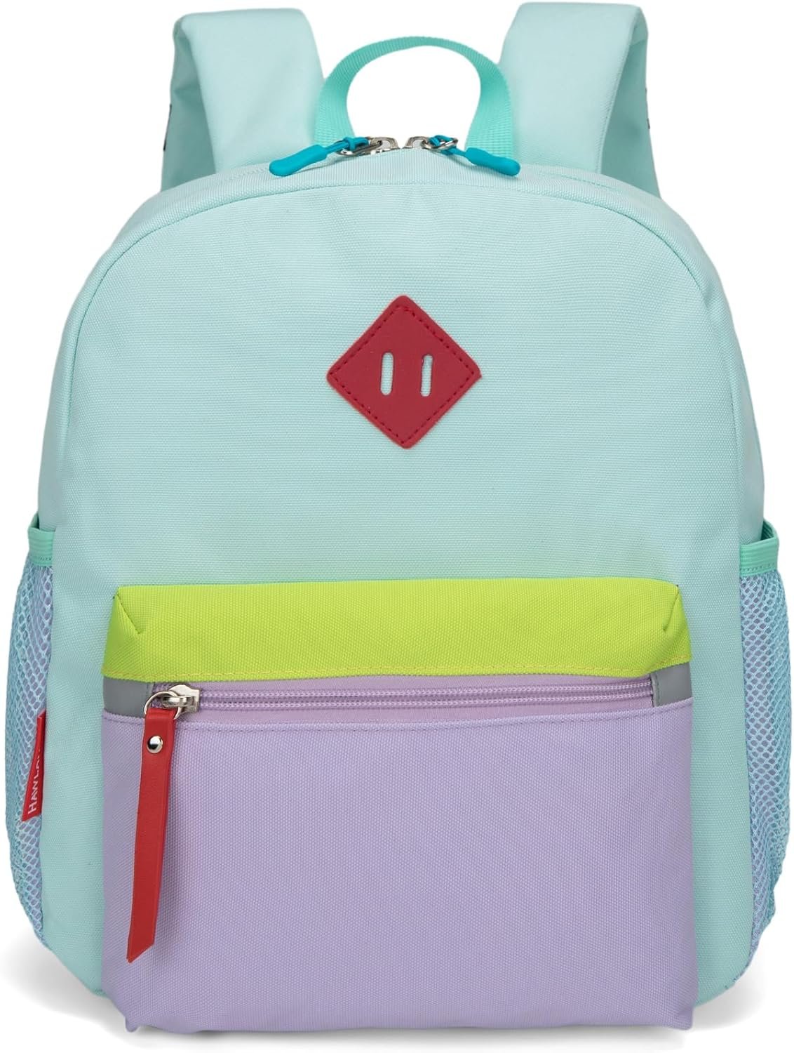 Little Kids Backpack for Boys or Girls, Toddler School Bag Fits 3 to 6 years old, Light Green, 12 Inch