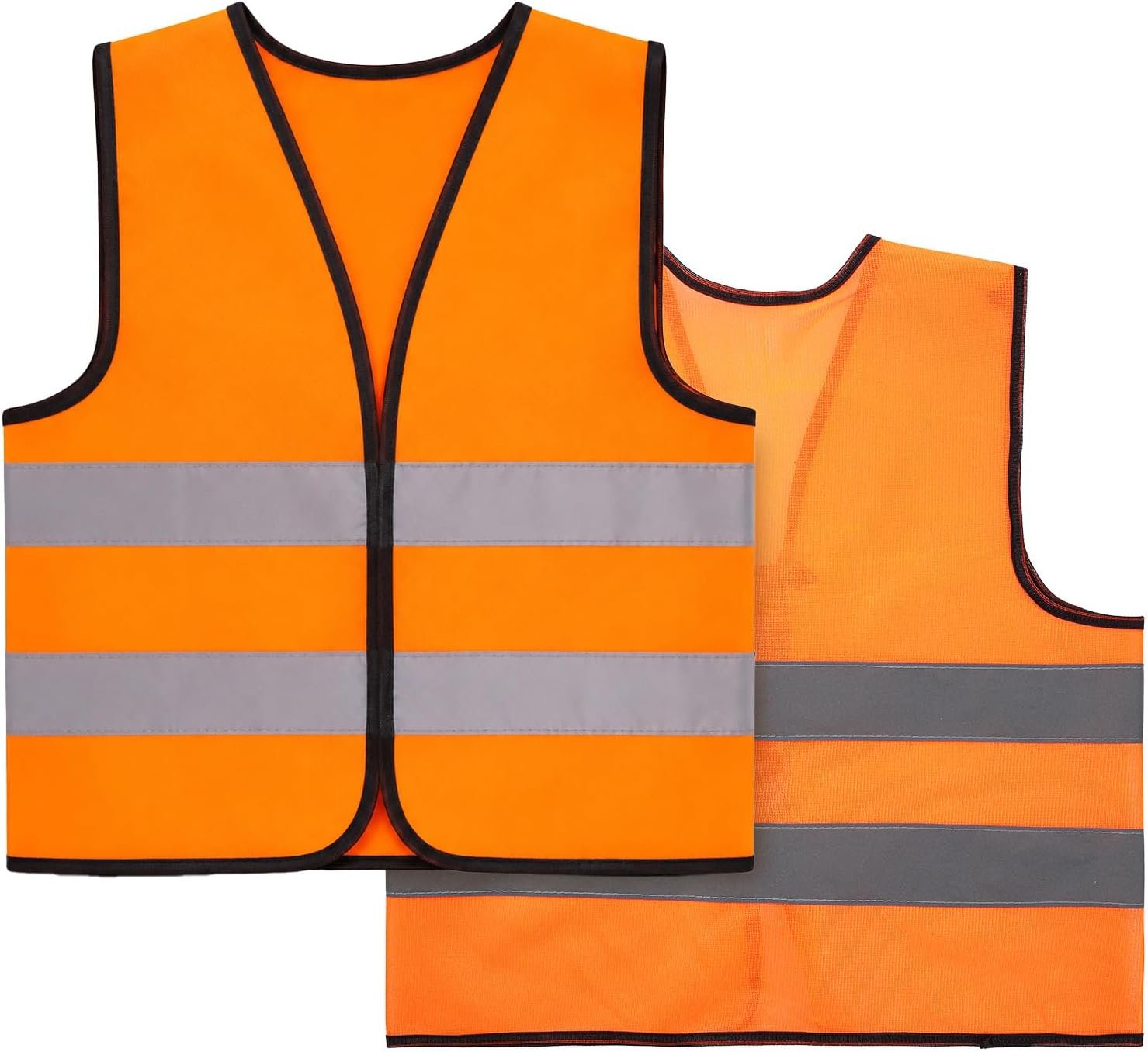 High Visibility Kids Safety Vest, Reflective Construction Vest for Kids Child for Cycling Running