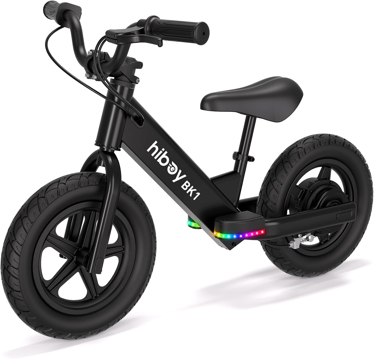 Hiboy BK1 Kids Electric Balance Bike, Ages 3-5, 12-Inch Tires, UL 2272 | Two speed modes at 5.6 and 9 MPH, adjustable seat and up to 4.9-mile range