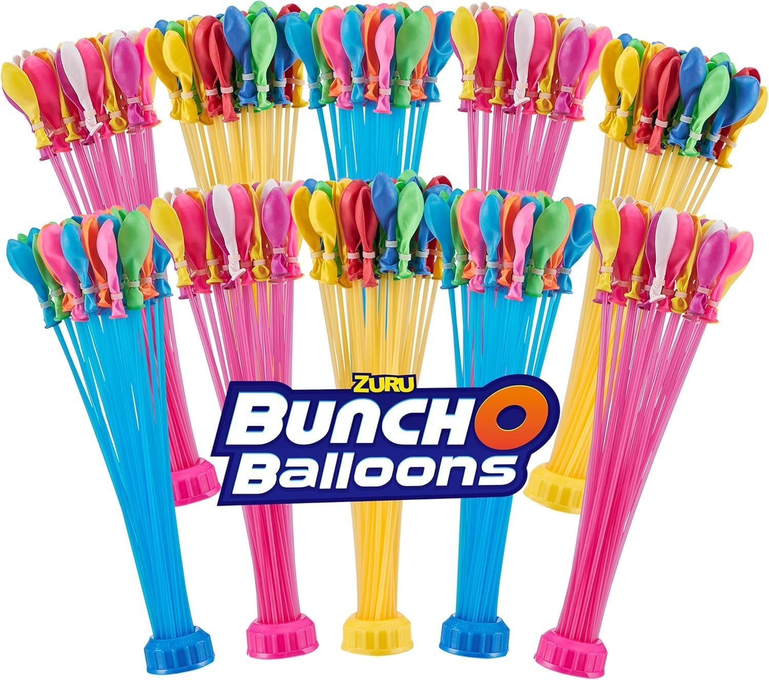 ZURU BUNCH O BALLOONS – 350 Rapid-Fill Crazy Color Water Balloons (10 Pack) Amazon Exclusive