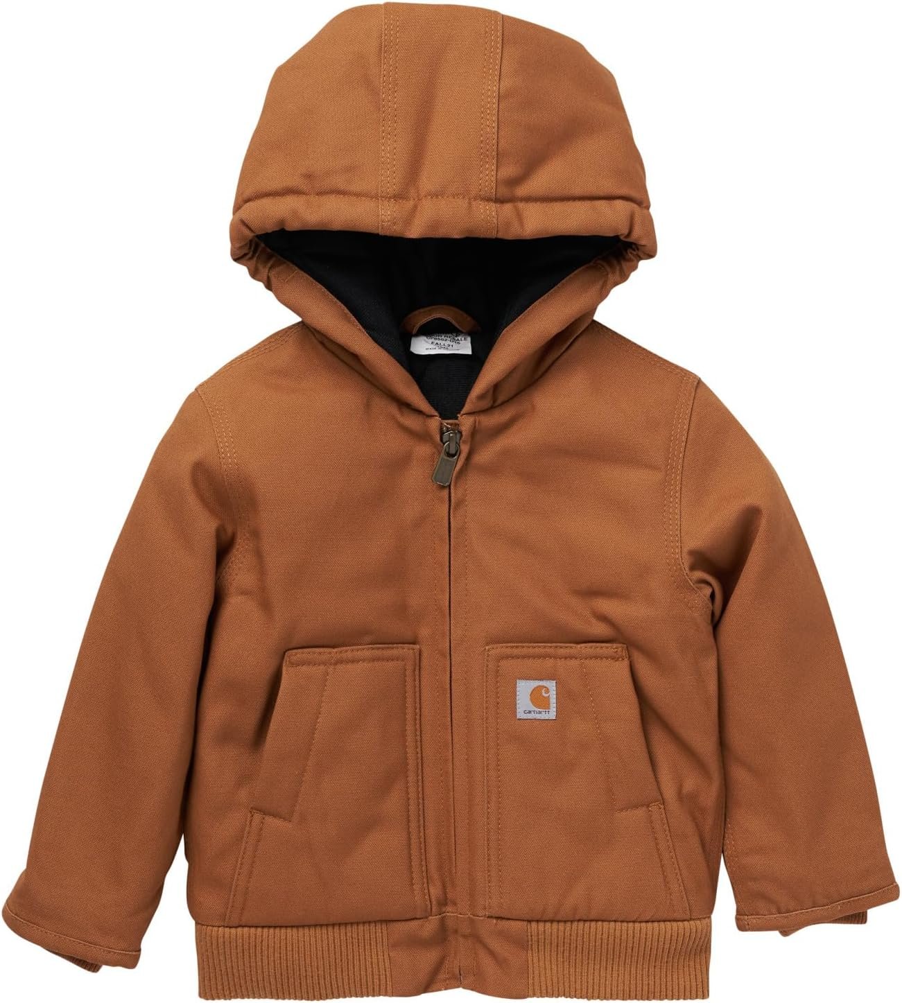 Carhartt Baby Boys Insulated Hooded Canvas Zip-Up Jacket