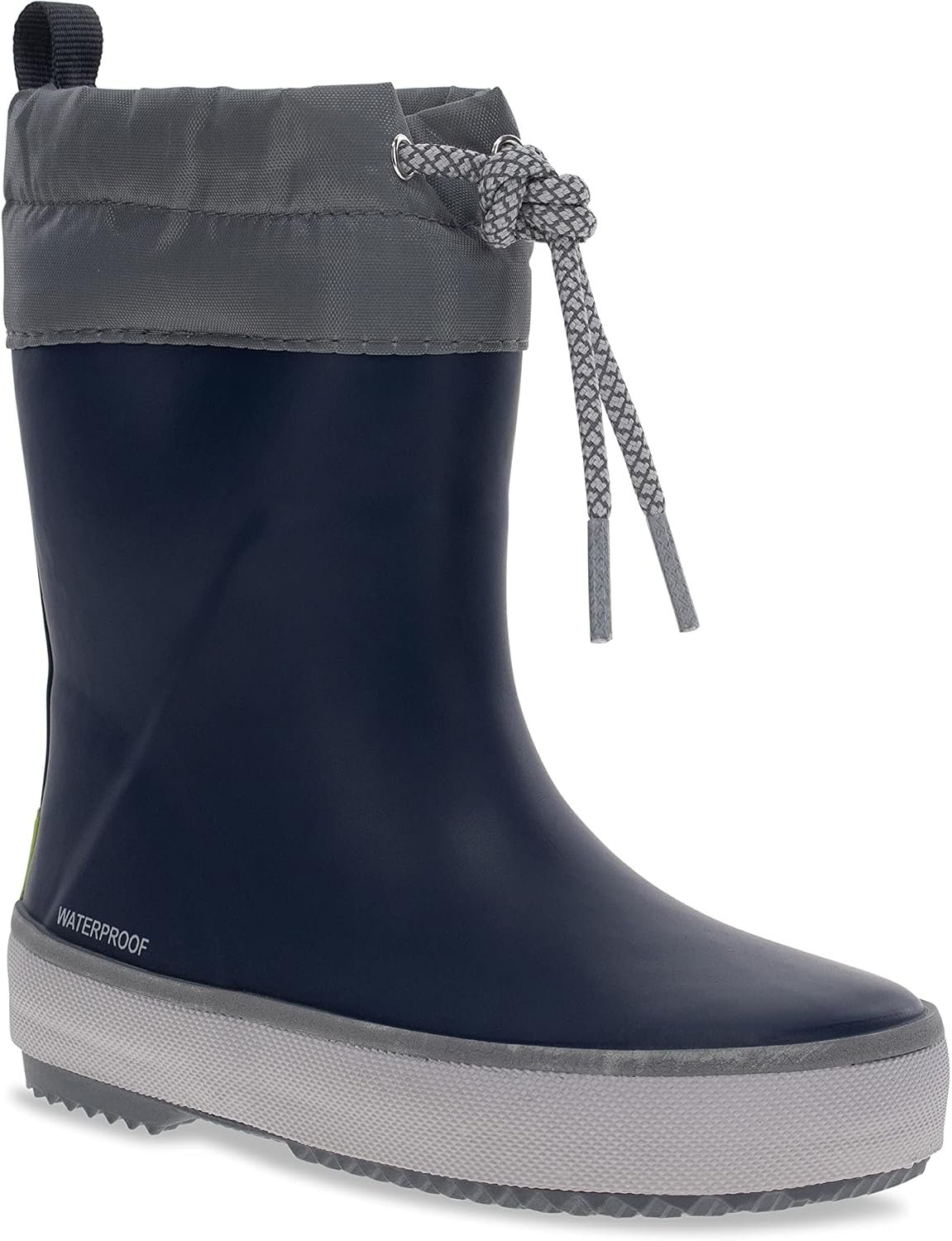Western Chief Kids Element Waterproof Rain Boot for Boys and Girls | Toddler to big kid sizes boots with nylon collar, warm fleece lining, EVA insole, and slip resistant outsole for rainy days