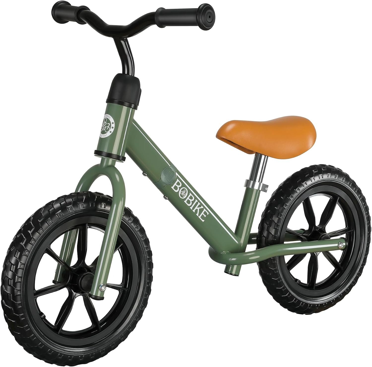 Bobike Toddler Balance Bike Toys for 2 to 5 Year Old Girls Boys Adjustable Seat and Handlebar No-Pedal Training Bike Best Gifts for Kids
