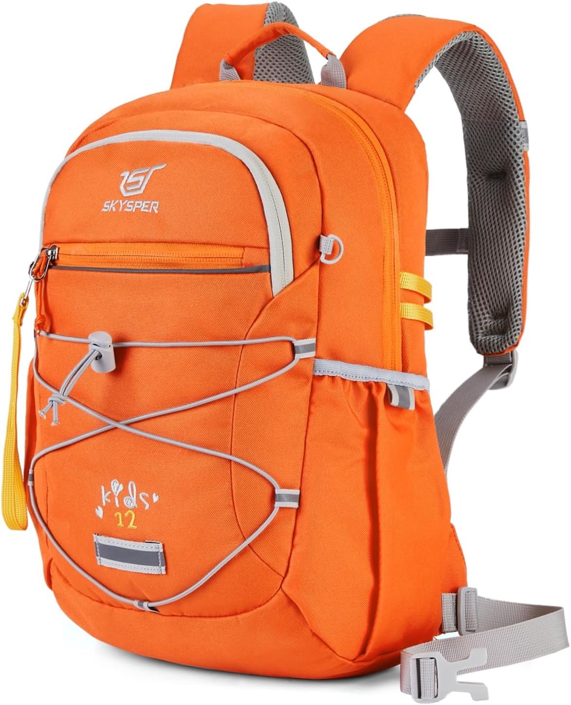 SKYSPER Kids Backpack 12L/18L Kids Travel Backpack Boy Girl for Ages 4-10 | Kids Hiking Backpack with Chest Strap and Waist Belt for Traveling Day Trips Outdoor