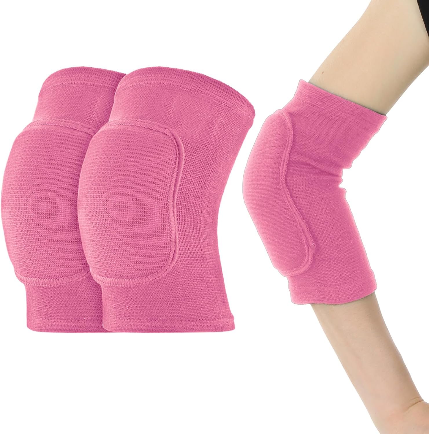 Kids Elbow Pads, Breathable Compression Sleeve Soft Elbow Brace Boys, Girls, Junior Youth, Elbow Protector for Volleyball Basketball Skating Dancing Crawl Skiing Cycling