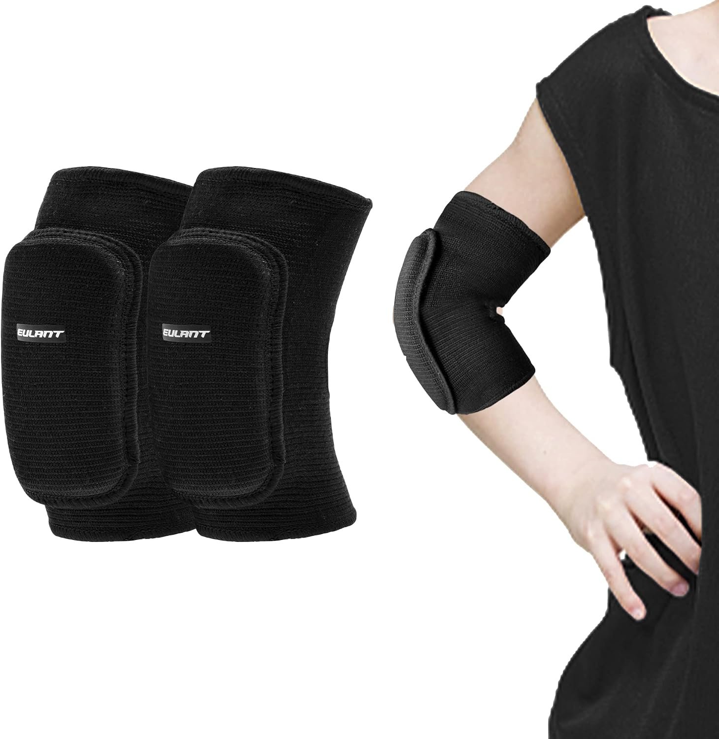Elbow Pads for Kids,Child Elbow Pads with Thicken Sponge Padding | Soft & Breathable Elbow Pad for Biking Volleyball Basketball Football Skating Dancing Crawl