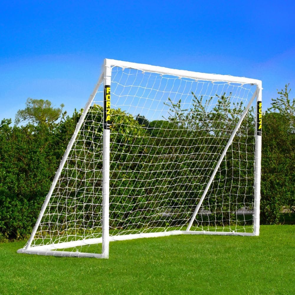FORZA 8 x 6ft Soccer Goal – The World’s #1 Backyard Goals! | 100% UK-Made, 4 Min Setup, Unbreakable Goalpost + Target & Ball Bundle – Buy FORZA, Play Forever!