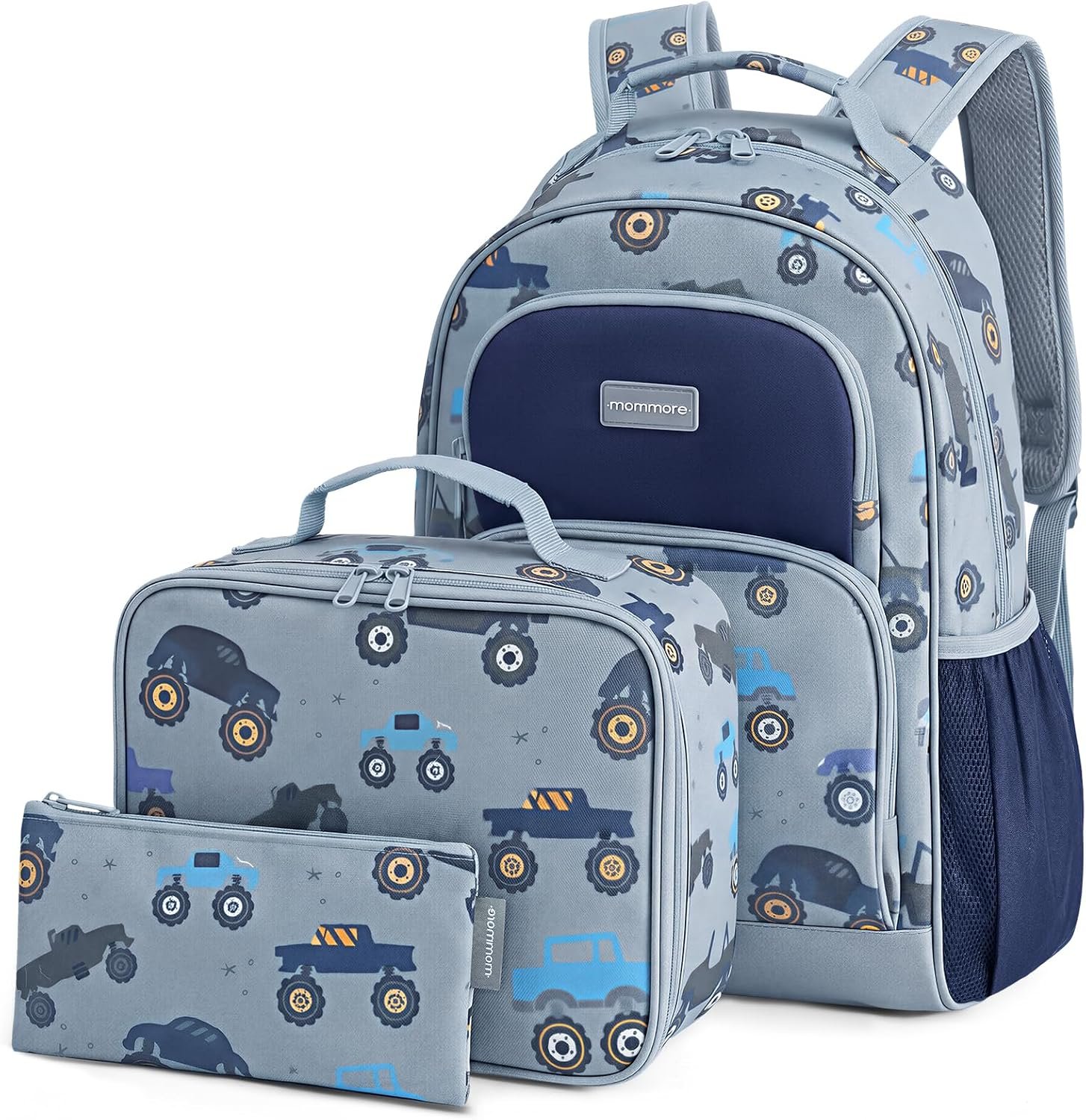 mommore Kids Backpack Set Kindergarten School Bookbag for Boys Girls
