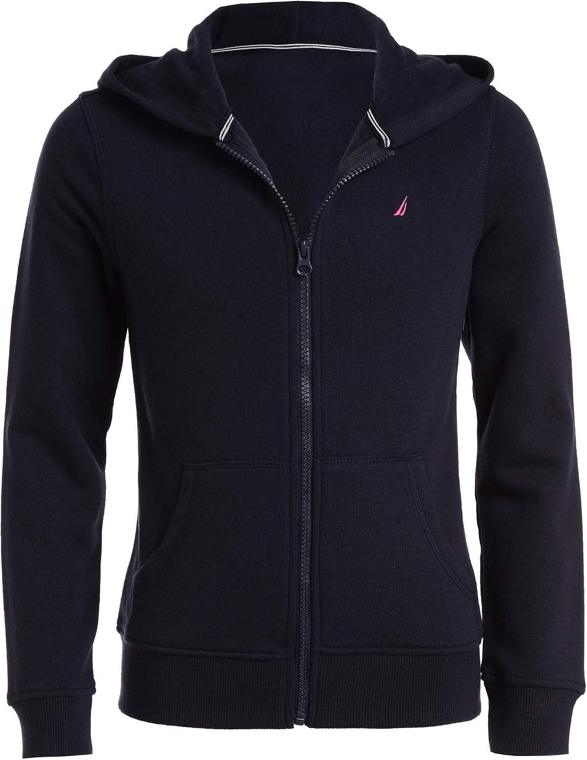 Nautica girls Fleece Full-zip Hoodie Sweatshirt