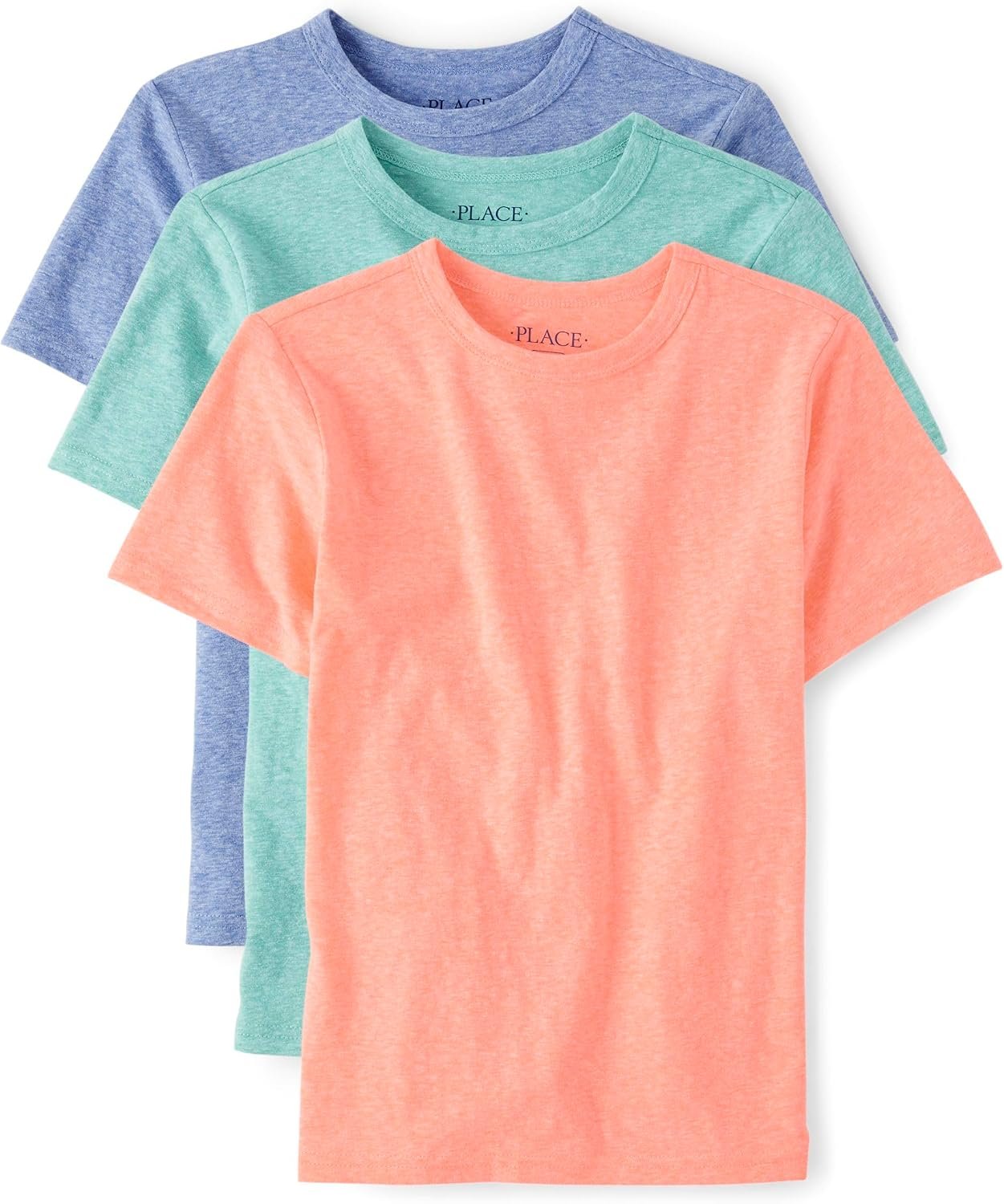 The Children’s Place Boys’ Short Sleeve Crew Neck T-Shirts
