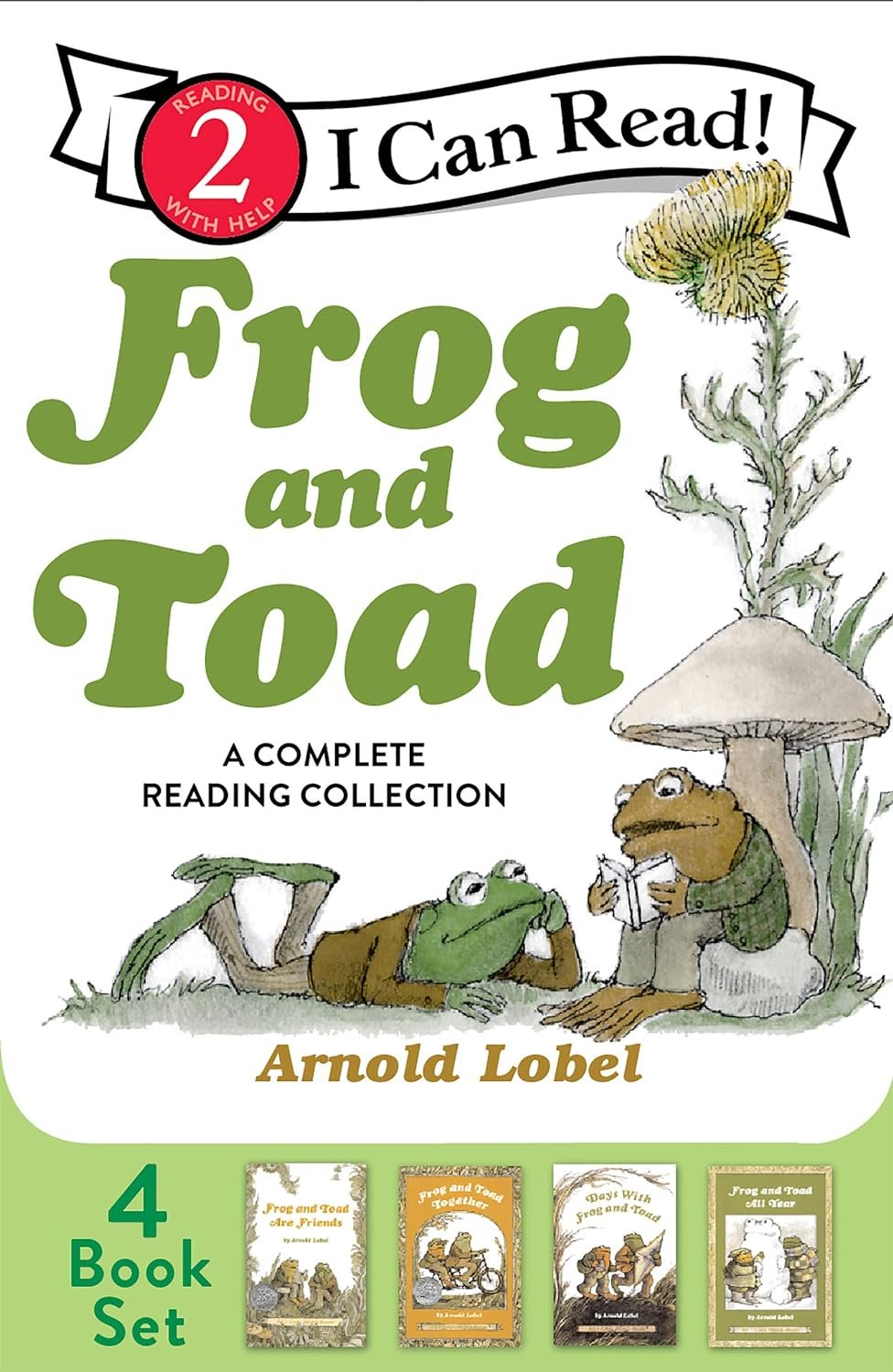 Frog and Toad: A Complete Reading Collection: A Box Set of all 4 Books From the Classic Animal Friendship and Adventure Series, Great for Growing … for Kids [ages 4-8] (I Can Read Level 2)