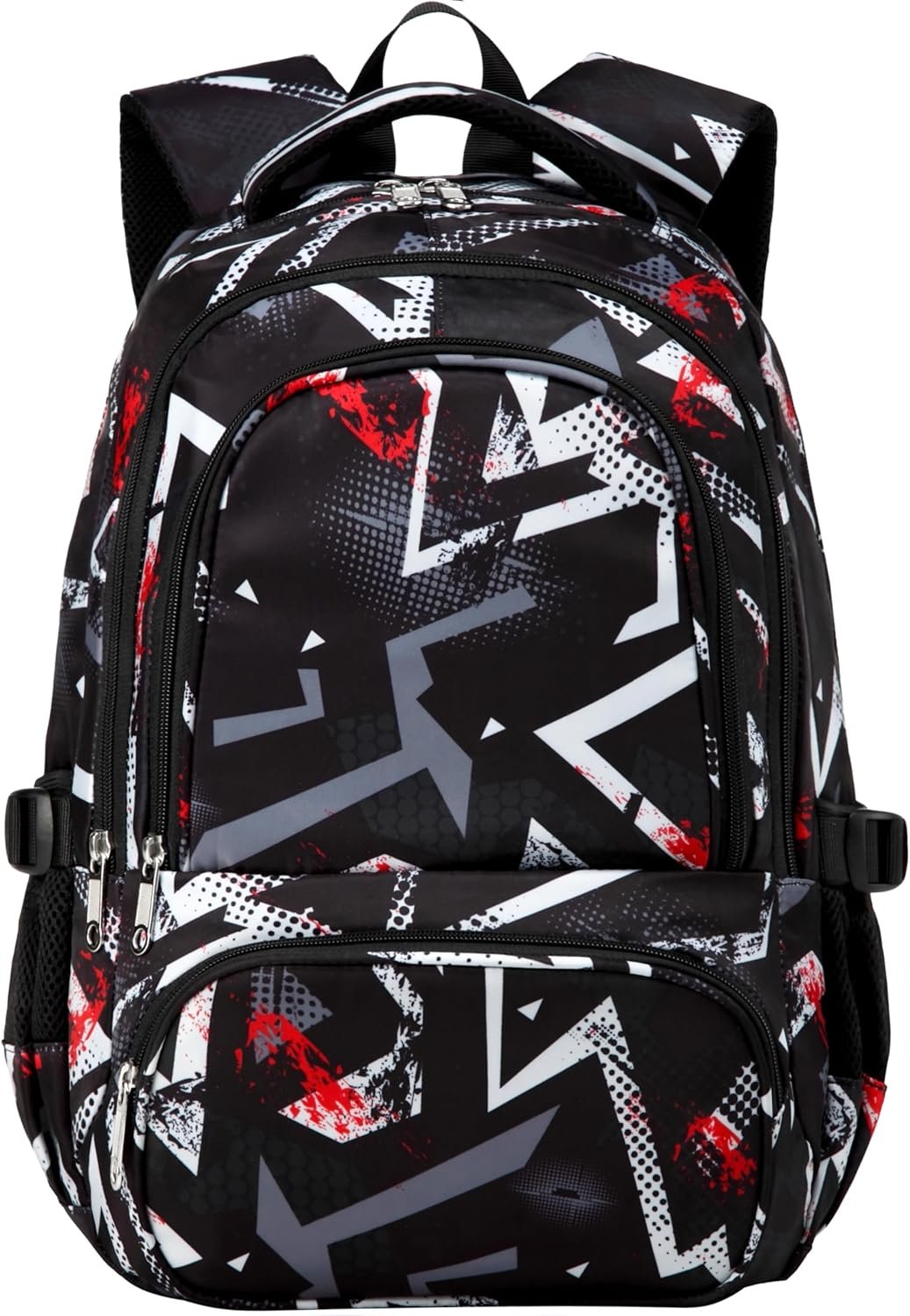 BLUEFAIRY Kids Backpacks for Boys Girls 17 Inch Elementary Primary Middle School Bookbags with Laptop Compartment Back to School Bags for Childs Age 6-8 Mochilas Escolares para Niños Niñas Dark Black