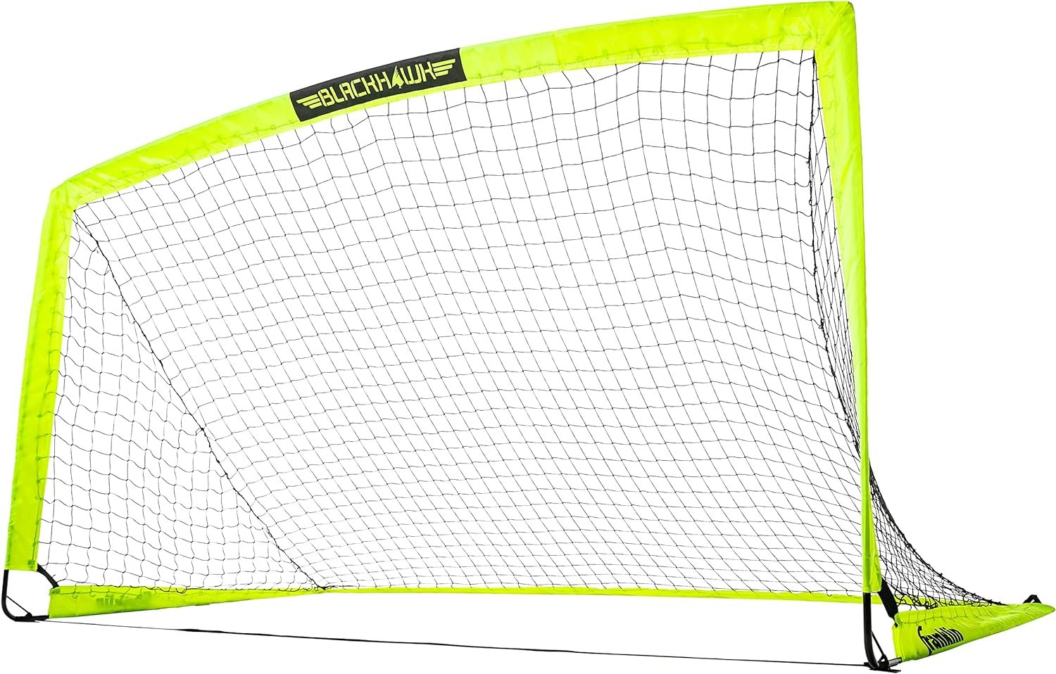 Franklin Sports Blackhawk Backyard Soccer Goal – Portable Pop Up Soccer Nets – Youth + Adult Folding Indoor + Outdoor Goals – Multiple Sizes + Colors